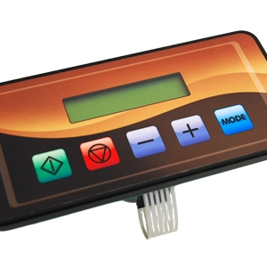 Tastiera membrana stampa digitale con supporto plastico TST1456
