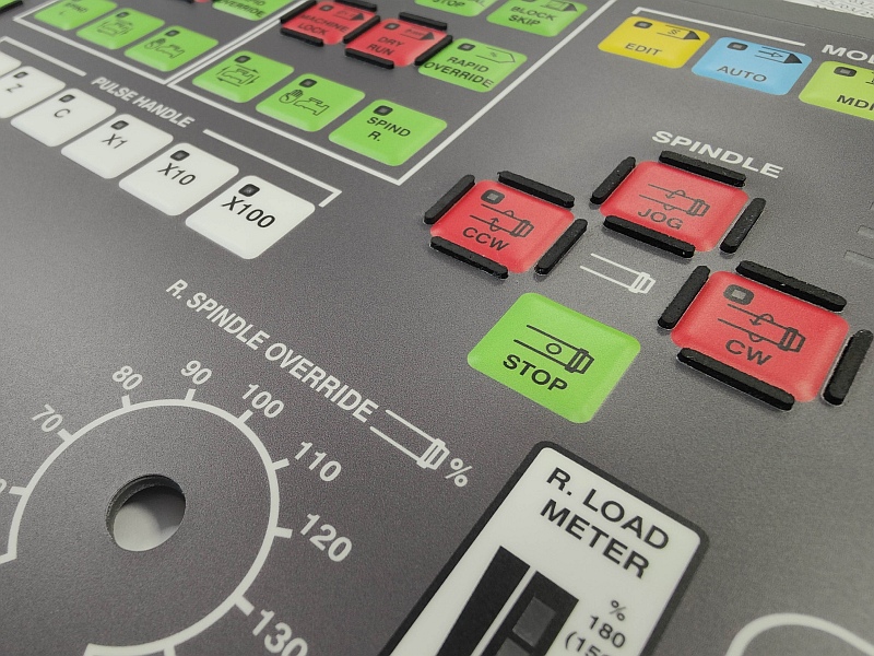 MCS DUE - Graphic overlays oppure membrane, etichette o labels - 6